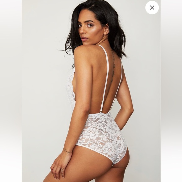 HAH Comin' In Haht Bodysuit in Blanc - Picture 4 of 16